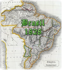 Mapa Brazil seculo 19