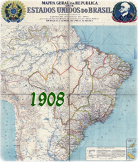 Mapa Estados Unidos Brasil